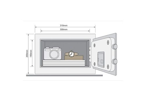 YALE COFFRE FORT YSV 200 DB1 au meilleur prix au Maroc