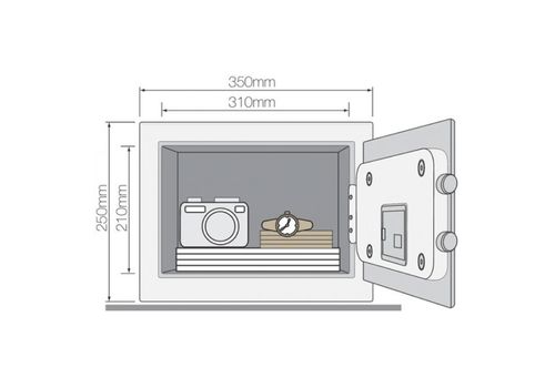 YALE COFFRE FORT YSV 250 DB1 au meilleur prix au Maroc