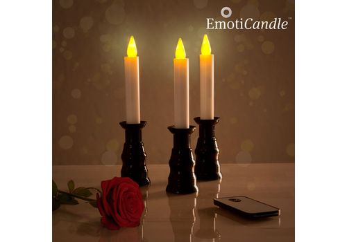 Bougies LED Ambiance Romantique EmotiCandle (pack de 3) au meilleur prix au Maroc