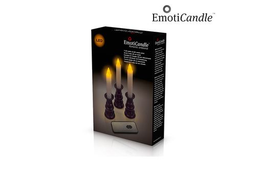 Bougies LED Ambiance Romantique EmotiCandle (pack de 3) au meilleur prix au Maroc