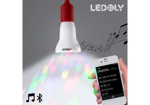 Ampoule LED Multicolore Bluetooth avec Haut-parleur Ledoly C1000 au meilleur prix au Maroc