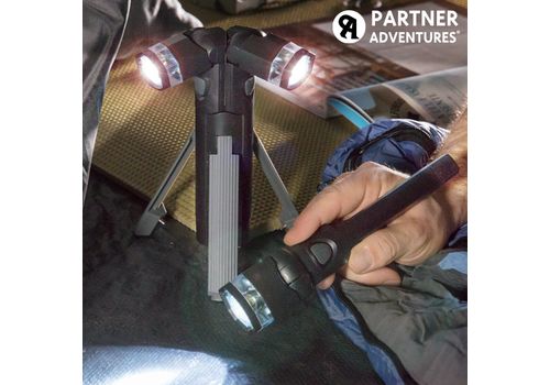 Lampe de poche LED 3-en-1 avec trépied Total Torch au meilleur prix au Maroc