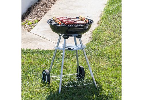 Barbecue à Charbon avec Couvercle et Roulettes BBQ Classics au meilleur prix au Maroc