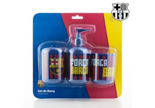 Accessoires de Salle de Bain FC Barcelone (3 pièces) au meilleur prix au Maroc