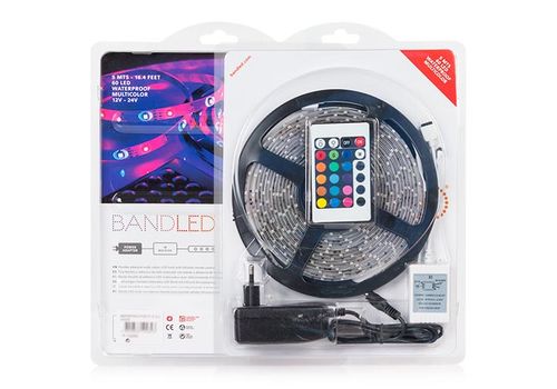 Bande LED Multicolore BandLed pour Intérieurs et Extérieurs (5 m   60 LED) au meilleur prix au Maroc