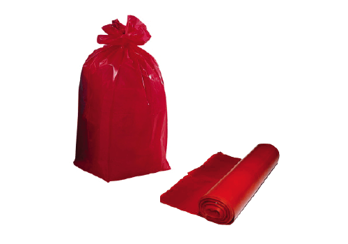 SAC POUBELLE PLASTIQUE ROUGE au meilleur prix au Maroc