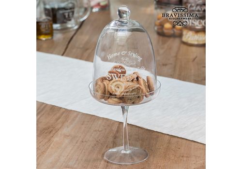 Cloche en Verre pour Gâteaux Bravissima Kitchen au meilleur prix au Maroc