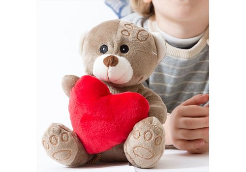 Petit Ours en Peluche avec Coeur au meilleur prix au Maroc