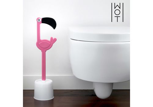 Brosse WC Flamant Rose Wagon Trend au meilleur prix au Maroc