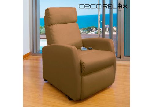 Fauteuil de Relaxation Massant Cecorelax Compact Camel 6019 au meilleur prix au Maroc