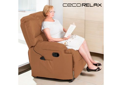 Fauteuil de Relaxation Massant Cecorelax Camel 6005 au meilleur prix au Maroc