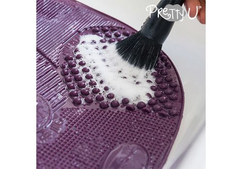 Tapis de Nettoyage pour Pinceaux de Maquillage Pretty U au meilleur prix au Maroc