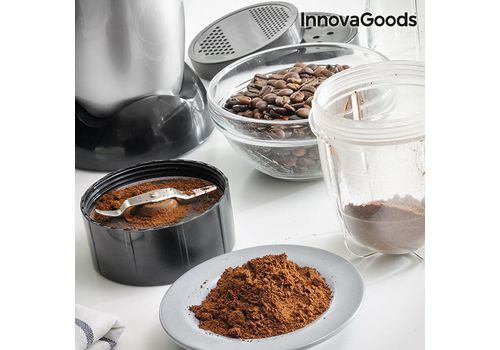 Blender Mixeur en Verre avec Livre de Recette One Touch InnovaGoods 250W Gris au meilleur prix au Maroc