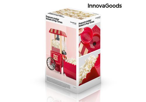 Machine à Popcorn InnovaGoods 1200W Rouge au meilleur prix au Maroc