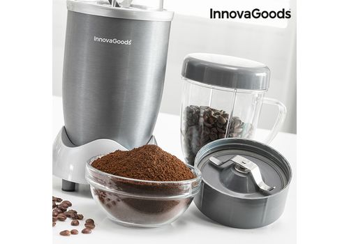 Mixeur en Verre avec Livre de Recette Nutri-One Touch InnovaGoods 600W Gris au meilleur prix au Maroc