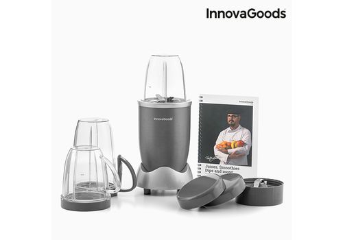 Mixeur en Verre avec Livre de Recette Nutri-One Touch InnovaGoods 600W Gris au meilleur prix au Maroc