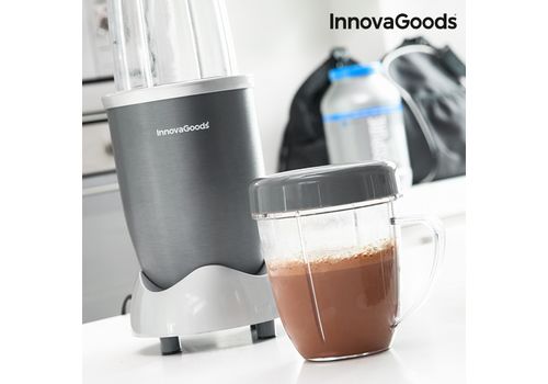 Mixeur en Verre avec Livre de Recette Nutri-One Touch InnovaGoods 600W Gris au meilleur prix au Maroc