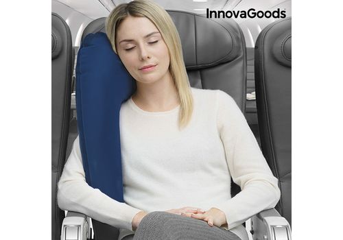 Oreiller de Voyage Gonflable avec Support pour Sièges InnovaGoods au meilleur prix au Maroc