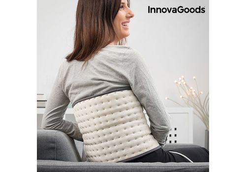 Coussin Électrique Lombaire InnovaGoods 26 x 69 cm 100W Beige au meilleur prix au Maroc