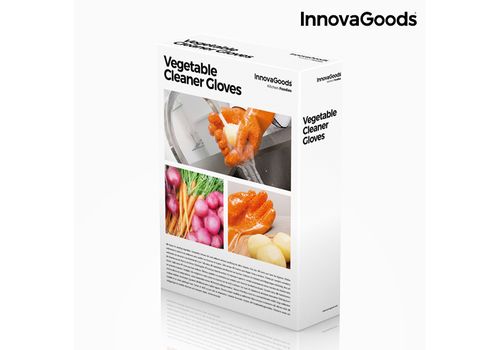 Gants Nettoyants Éplucheurs de Fruits et Légumes InnovaGoods au meilleur prix au Maroc