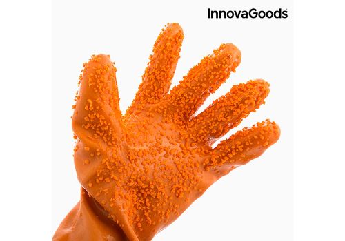 Gants Nettoyants Éplucheurs de Fruits et Légumes InnovaGoods au meilleur prix au Maroc