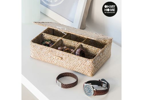 Boîte de Rangement en Rotin Oh My Home au meilleur prix au Maroc