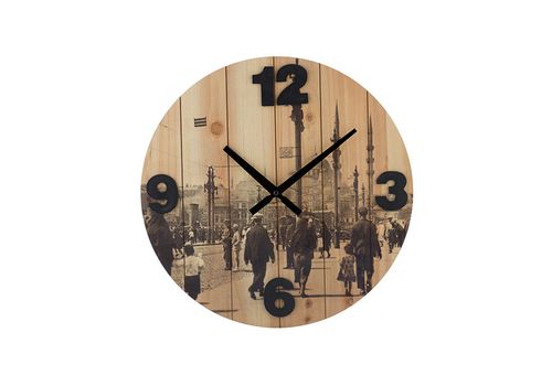 Horloge Murale Villes Vintage Coconut au meilleur prix au Maroc