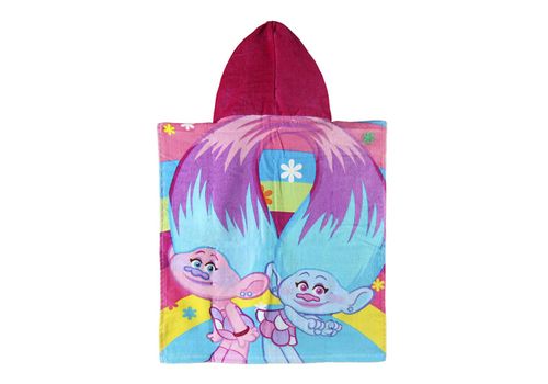 Serviette Poncho à Capuche Trolls au meilleur prix au Maroc