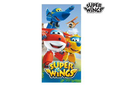 Serviette de Plage Bleue de Super Wings au meilleur prix au Maroc