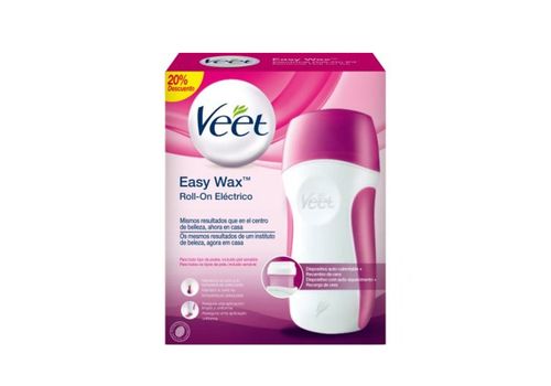 Kit d'épilation Électrique avec Cire Tiède de Roll-On Veet Easy Wax au meilleur prix au Maroc