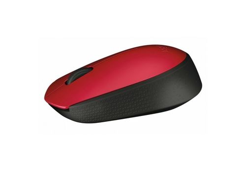 Souris sans-fil Logitech M171 1000 dpi Noir Rouge au meilleur prix au Maroc
