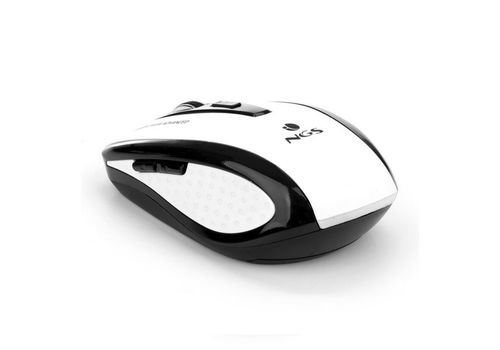 Souris sans-fil NGS White Flea Advanced 800/1600 dpi Blanc Noir au meilleur prix au Maroc