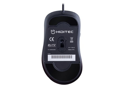 Souris Gaming Hiditec FTRRCA0511 GMO010003 3500 dpi Noir au meilleur prix au Maroc
