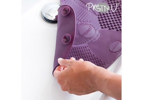 Tapis de Nettoyage pour Pinceaux de Maquillage Pretty U au meilleur prix au Maroc