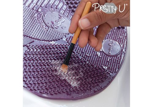 Tapis de Nettoyage pour Pinceaux de Maquillage Pretty U au meilleur prix au Maroc