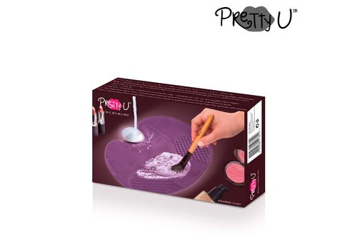 Tapis de Nettoyage pour Pinceaux de Maquillage Pretty U au meilleur prix au Maroc
