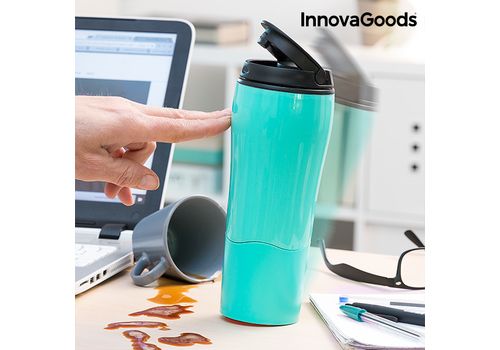 Mug Isotherme avec Ventouse Anti-Renversement InnovaGoods au meilleur prix au Maroc