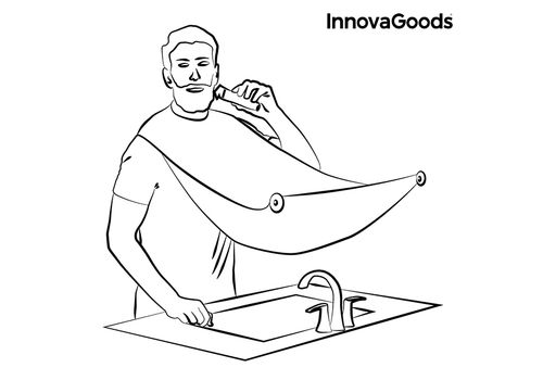 Bavoir à Barbe avec Ventouses InnovaGoods au meilleur prix au Maroc