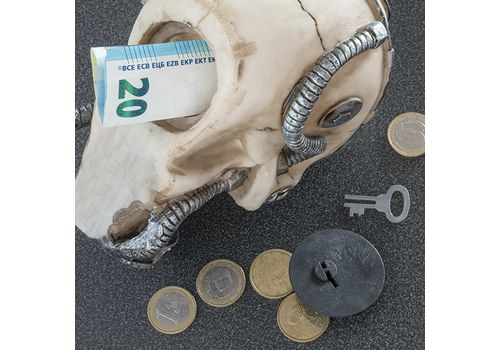Tirelire Crâne avec Masque à Gaz Gadget and Gifts au meilleur prix au Maroc