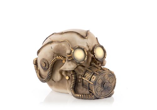 Tirelire Crâne avec Masque à Gaz Gadget and Gifts au meilleur prix au Maroc