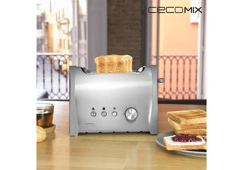 Grille-Pain Cecomix Steel 2S 3035 800W au meilleur prix au Maroc