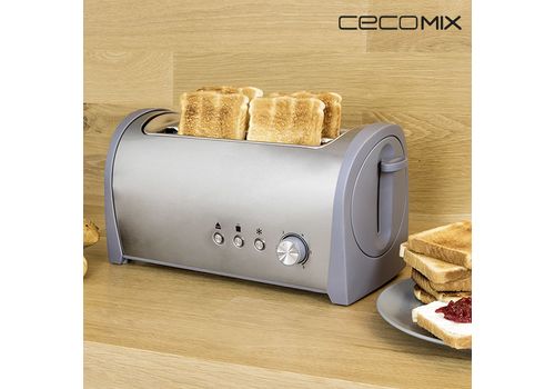 Grille-Pain Cecomix Steel 2L 3037 1400W au meilleur prix au Maroc