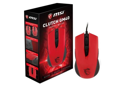 Souris Gaming MSI GM40 Rouge au meilleur prix au Maroc