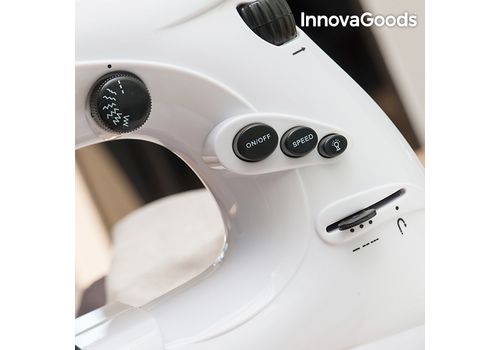 Machine à Coudre Compacte InnovaGoods 6 V 1000 mA Blanche au meilleur prix au Maroc