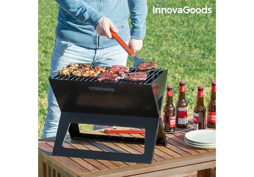 Barbecue au Charbon Portable et Pliable InnovaGoods au meilleur prix au Maroc