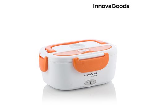 Gamelle Électrique pour Voitures InnovaGoods 40W 12 V Blanche Orange au meilleur prix au Maroc