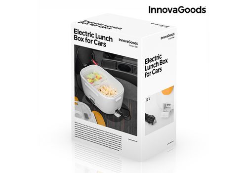 Gamelle Électrique pour Voitures InnovaGoods 40W 12 V Blanche Orange au meilleur prix au Maroc
