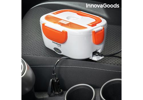 Gamelle Électrique pour Voitures InnovaGoods 40W 12 V Blanche Orange au meilleur prix au Maroc