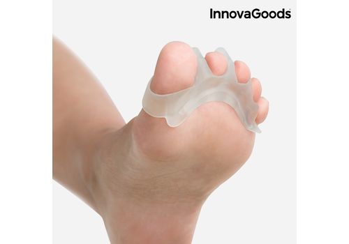 Séparateurs d'Orteils en gel Relaxants InnovaGoods (Pack de 2) au meilleur prix au Maroc