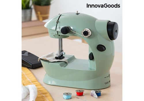 Machine à Coudre Mini InnovaGoods 6 V 800 mA Verte au meilleur prix au Maroc